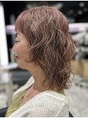 50代ウルフパーマ♪