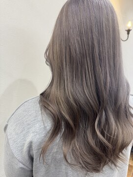 ラボヌール ヘアーウル 春日部西口店(La Bonheur hair heureux) くすみカラー