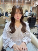 暗めカラー/韓国巻き/レイヤーカット/髪質改善/縮毛矯正/錦糸町