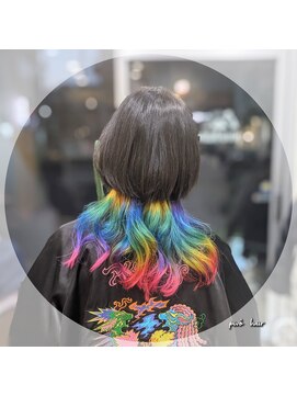 クラゲヘアー　デザインカラー