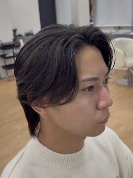 ビカム 名駅(become) 曲がる縮毛矯正で作る毛流れミディアム