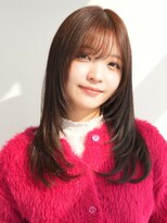 ユーシャンボール(U-CHAMBORD)&nbsp;艶ストレート×シースルーバング