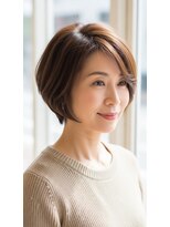 ココカラーアンドカット マルナカ福富店(CoCo Color&Cut)&nbsp;透明感カラー/レイヤーボブ☆30代40代50代60代