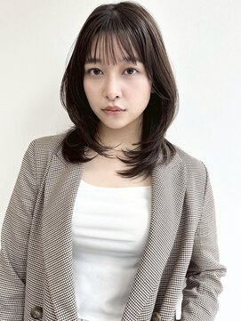 ケーツー エソラ池袋店(K-two) ミディアムヘア×レイヤーカット*顔周り*髪質改善トリートメント