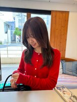 ツネ ヘアアンドヘッドスパ(TsuNE hair&head spa)&nbsp;ミディアムレイヤー　フェイスレイヤー