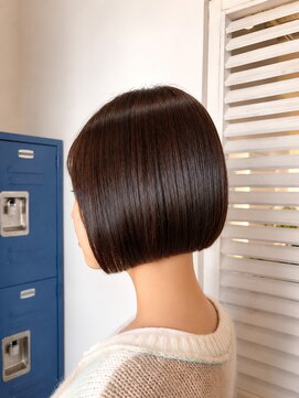 コノアラボ 守谷店(Conoah labo) ミルクティーブロンド/イルミナ/縮毛矯正/ボブ/守谷