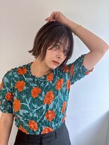 クラン 岡本(Chlan)&nbsp;夏カラー　アッシュブラウン　切りっぱなしボブ