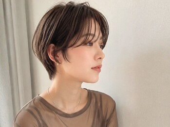 アトリエ タキ(atelier.taki)の写真/《360度綺麗なフォルム》骨格や癖に合わせたショートカット/ボブでセットが簡単と口コミ高評価の垂水美容室