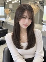 サムシング(Something.)&nbsp;艶髪トリートメント/レイヤーカット/ロングヘア