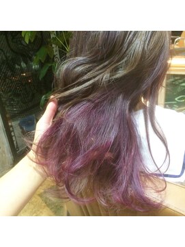 サロンドミルク 原宿(salon de MiLK) 【サロンドミルク原宿】インナーカラー×メルトカラー ピンク