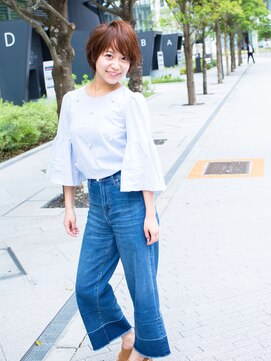 ジェム(GEM) ＊*Gem Garden*＊なりたい質感が叶う☆斜めバングショート