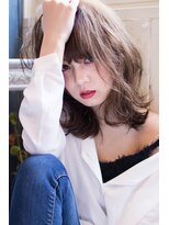 イロドリ ヘアーデザイン(IRODORI hair design)&nbsp;IRODORI 色っぽふんわりミディ 【西尾一寛】