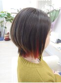 ☆大人前下がりボブインナーカラー☆