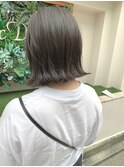 【神戸三宮】切りっぱなしこなれボブ×グレージュ