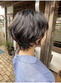 丸み&外ハネショート
