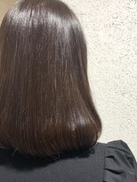 コークス 原宿 表参道(COKETH)&nbsp;ストカール ミディアムボブ＆髪質改善オージュア 原宿 縮毛矯正