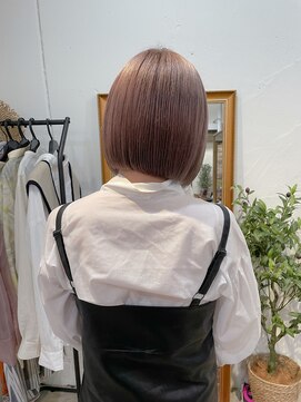 アリー 原宿 表参道(ALLY) 【ALLY 濱田】ミニボブ×ラベンダーベージュ20代/30代/40代