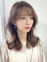 ロンドローズ 名古屋(Lond damaskRose)&nbsp;ショコラアッシュ イヤリングカラー ヨシンモリ　韓国　ショート