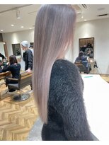 ロンド レア 天神大名店(Lond Le’a)&nbsp;イヤリングカラー/ハイライト/ミルクティ/髪質改善