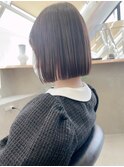  黒髪ボブルフ×髪質改善[銀座]
