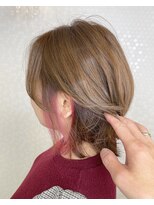 ヘアーアンドメイク ドレス(DRESS)&nbsp;イヤリングカラー　バイオレットピンク