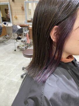 フレーム へアアンドトリートメント 天王寺北口店(FRAME) インナーパープル