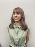 やわらか可愛いくすみピンクベージュ/京都三条河原町