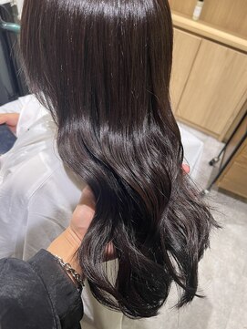 テラスヘアラボ 新潟駅南(TERRACEhairLab.) 【プレミアムイルミナカラー】秋髪ラベンダーグレージュ