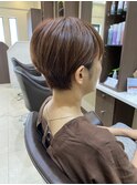 夏のシンプルショートスタイル