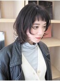 ショートバングのボブウルフ【liblo】