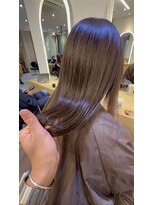 ジーナ 船橋(Zina)&nbsp;髪質改善＊ロングレイヤーグレーベージュ＊美髪【Zina船橋】