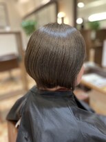 アイニ 河内小阪店(aini)&nbsp;白髪染め白髪ぼかし白髪ぼかしハイライトショート30、40、50代