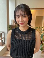 アンバー 池袋(amber)&nbsp;切りっぱなしボブ/美髪/ピンクブラウン[池袋駅]