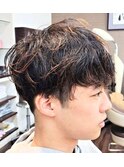 無造作マッシュヘア10代20代人気メッシュ風