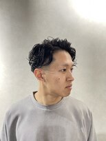 ゴートバーバー(GOAT BARBER)&nbsp;かきあげ七三パーマ