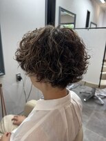 シバヘアー(shiba hair) カットカラーパーマ