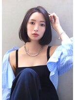 ロゼ 枚方(Rose)&nbsp;【ROSE】暗髪＿ボブ＿ブラックアッシュ＿切りっぱなしボブ