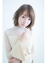 ニューヨークニューヨーク 阪急高槻店(NYNY)&nbsp;★くびレイヤーエモージュオリーブベージュレイヤーカットミディ