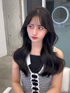 アイシー 表参道(ICY) 表参道で韓国ヘアならお任せください!ブルーブラックアッシュ