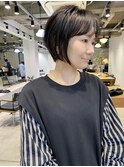 前下がりグラデーションボブ