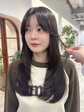 ソピ 名古屋名駅(sopi by invitation) ハッシュカット 韓国風レイヤー  ハイレイヤー ロングレイヤー