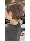 ブリーチなしラベンダーグレージュ