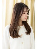 カバーヘア ブリス 志木南口駅前店(COVER HAIR bliss)&nbsp;ミルクティーアッシュくせ毛風小顔エアリーロングZ志木30代40代