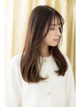カバーヘア ブリス 志木南口駅前店(COVER HAIR bliss) ミルクティーアッシュくせ毛風小顔エアリーロングZ志木30代40代