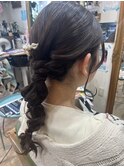 編みおろしアレンジ