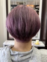 ラボア(La'BOA)&nbsp;パープルカラーでおしゃれ度アップ！メンズマッシュスタイル！