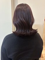 ミレバイジェニー (mirae by geny)&nbsp;初カラー ブリーチなしワンカラーでピンク r