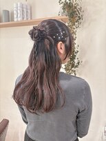 ゼスト 中野店(ZEST)&nbsp;【ZEST中野/イチカ】袴ヘアアレンジ/カチモリハーフアップ