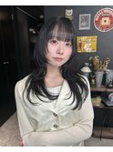 ワンホンヘア/韓国ヘア/ウルフ/前髪[レイヤーカット/町田