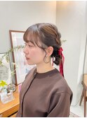 10代20代お呼ばれヘアアクセサリー持ち込み○営業前もセット可能
